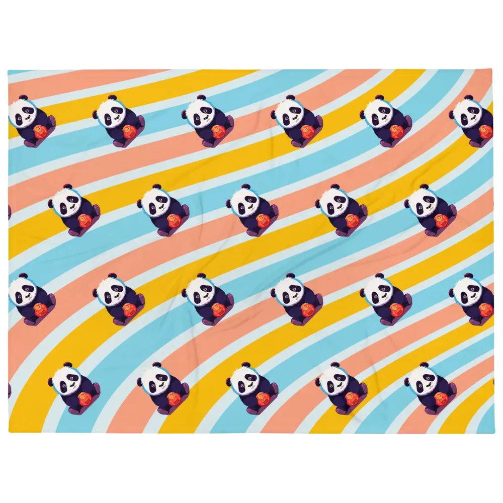 Panda Cookie Throw Blanket product image (1)