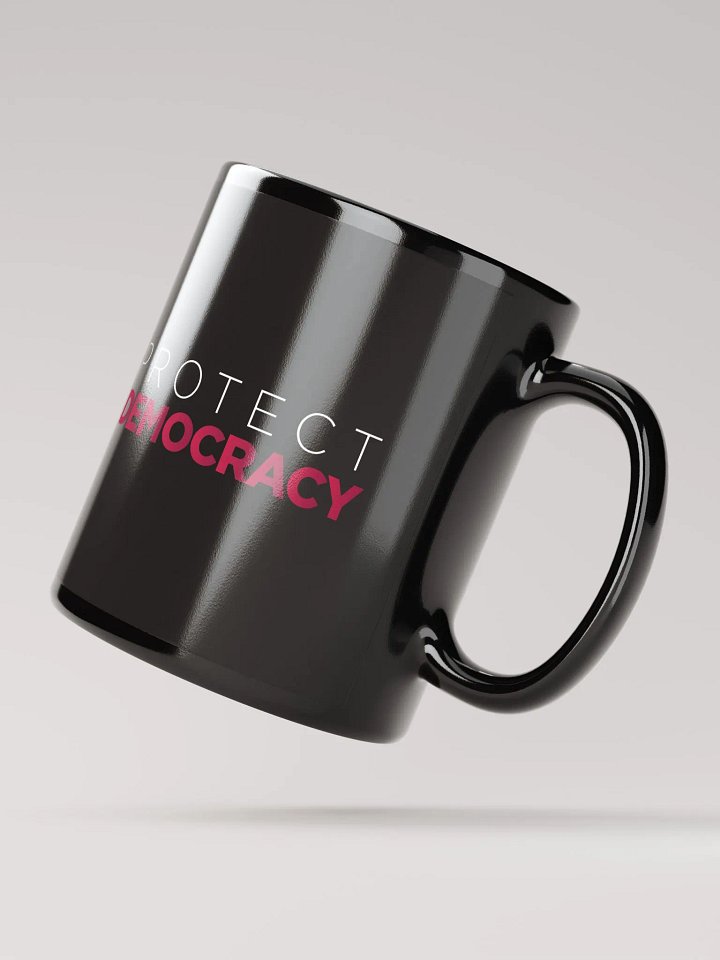 "Protect Democracy" Black Coffee Mug product image (4)
