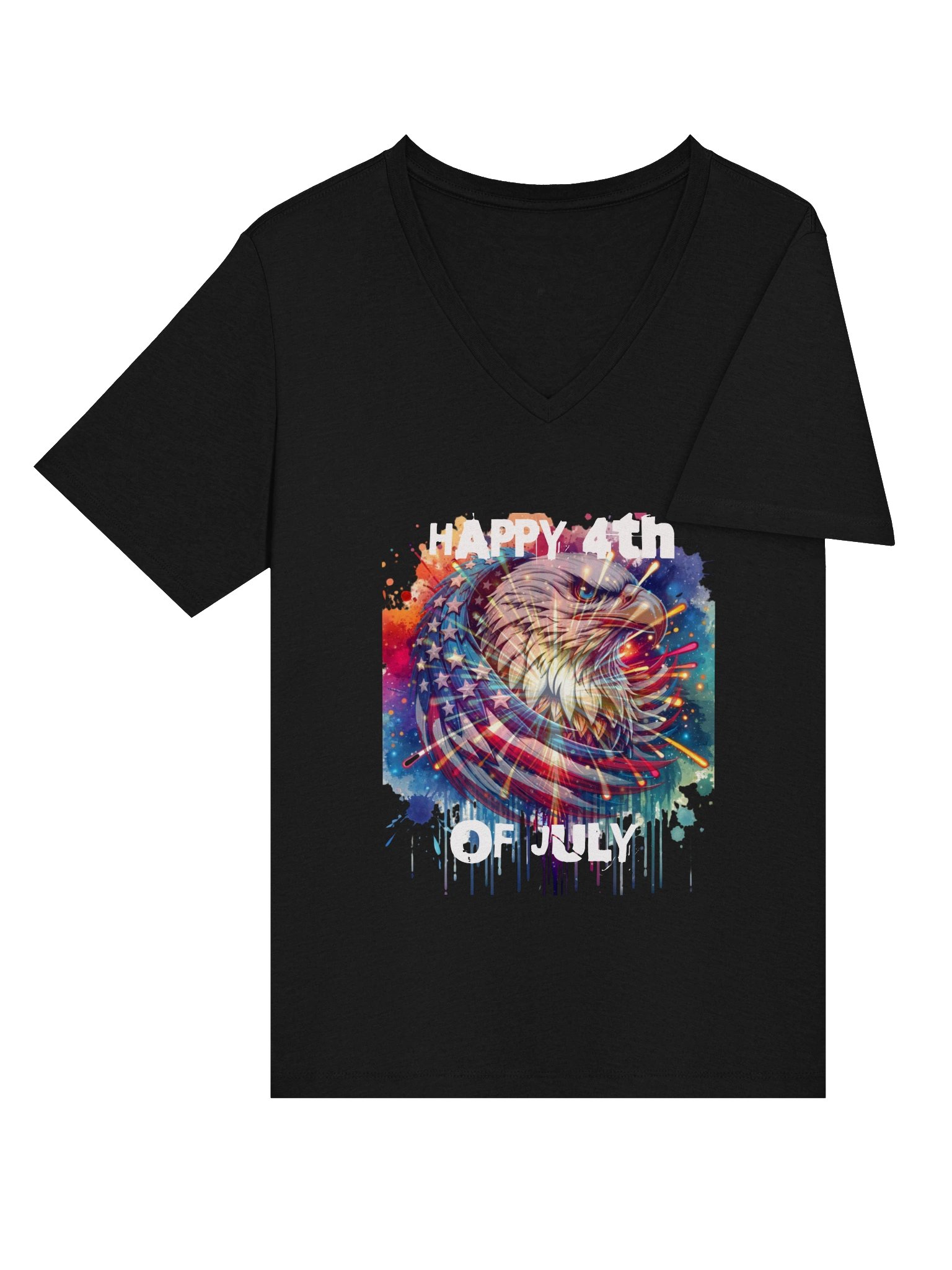 Womans V neck 4th Of July product image (18)