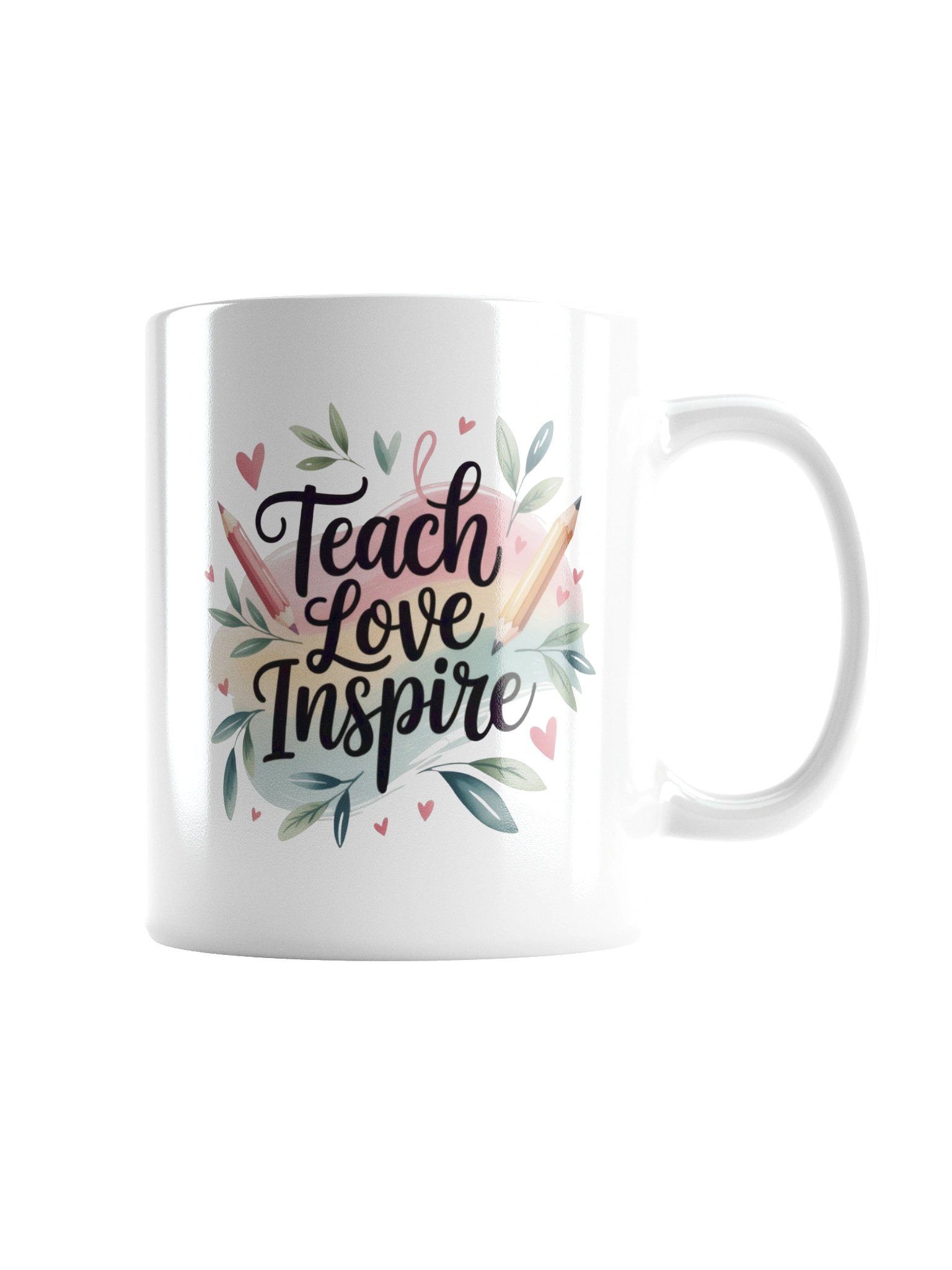 Teach Love Inspire Coffee Mug – Inspirational Teacher Gift product image (7)
