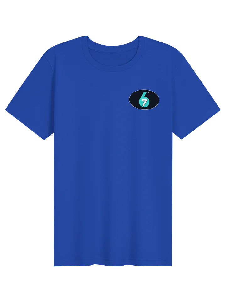 Blue t-shirt - hero logo on front product image (1)