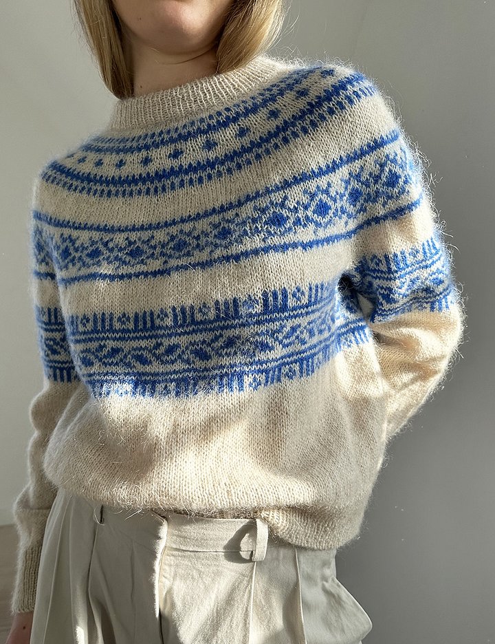 Porcelain Yoke Knitting Pattern product image (1)