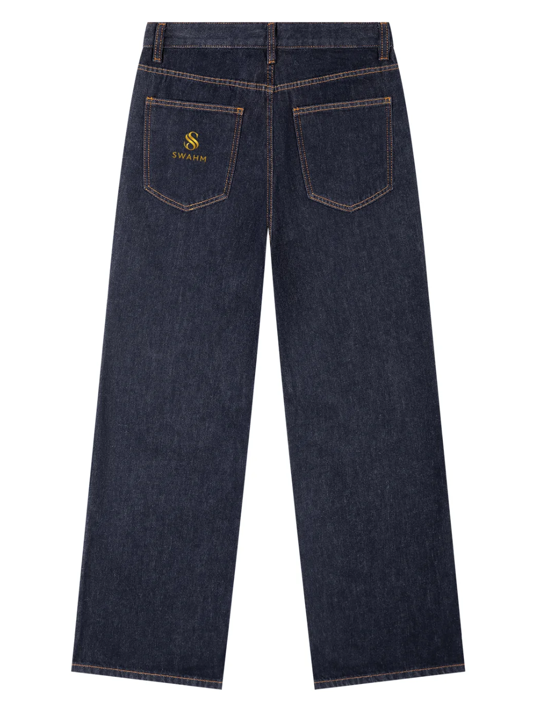 SWAHM Men’s Heavyweight Straight-Leg Denim Jeans product image (2)