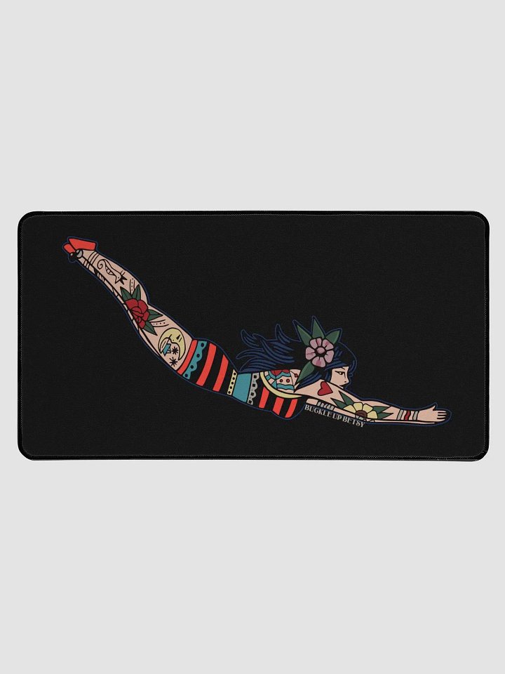 Vintage Diving Lady Tattooed Desk Mat product image (2)