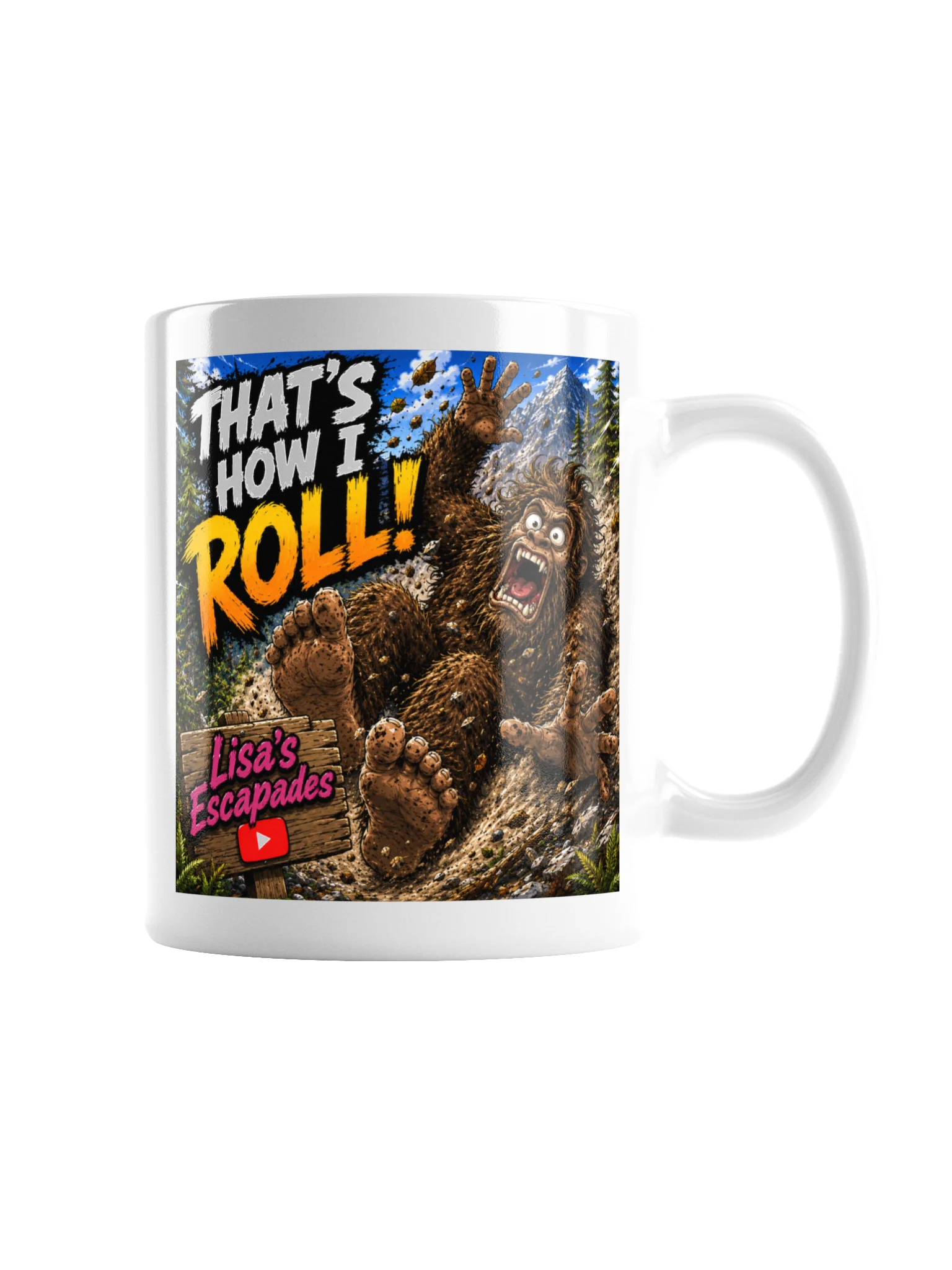 Trending That’s How I Roll Bigfoot Mug product image (3)