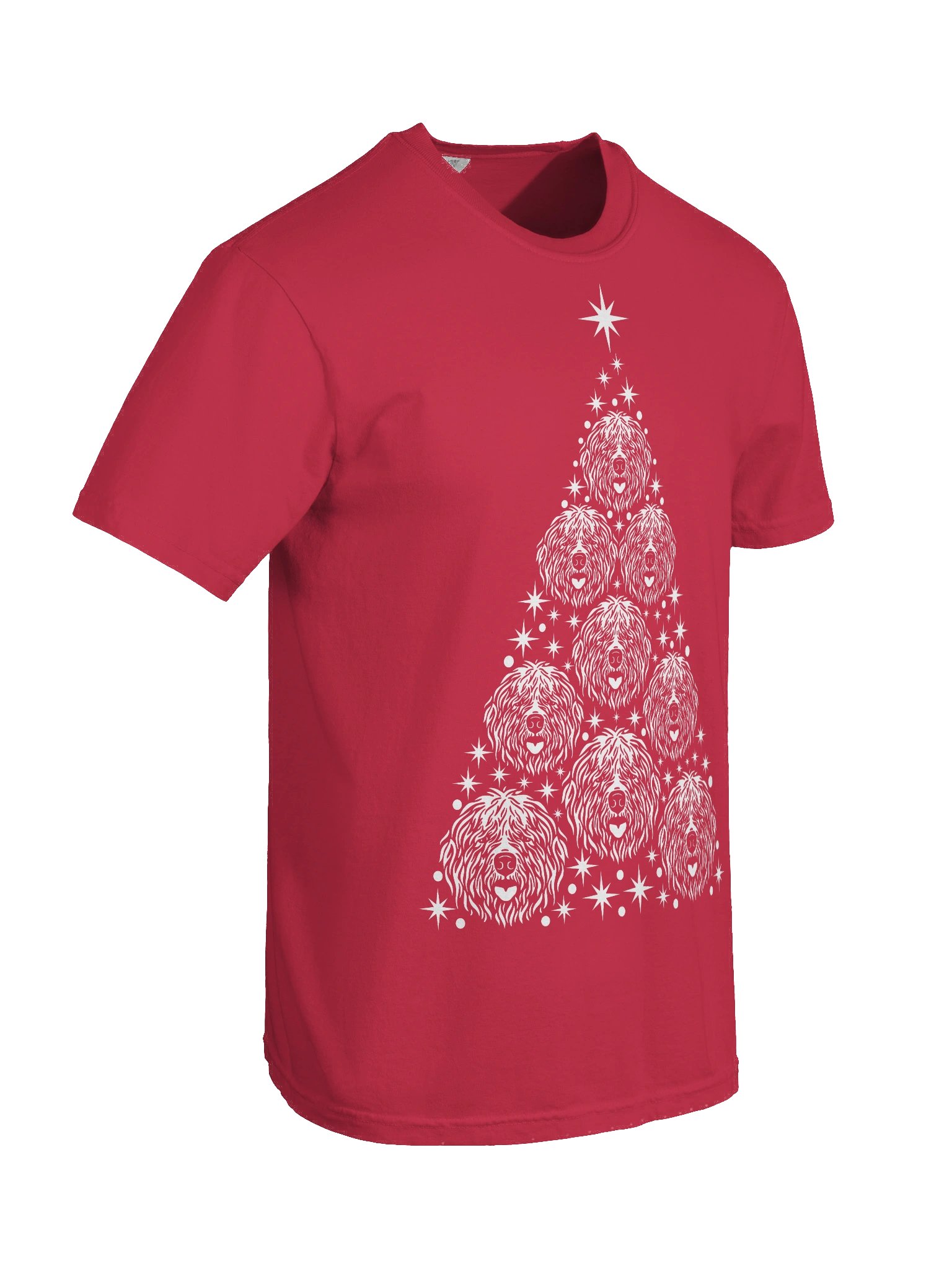 Old English Sheepdog Christmas Tree T-Shirt product image (10)