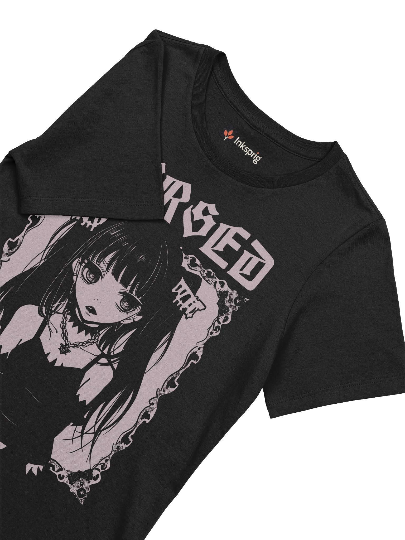 Cursed Gothic Anime Girl Tee product image (25)