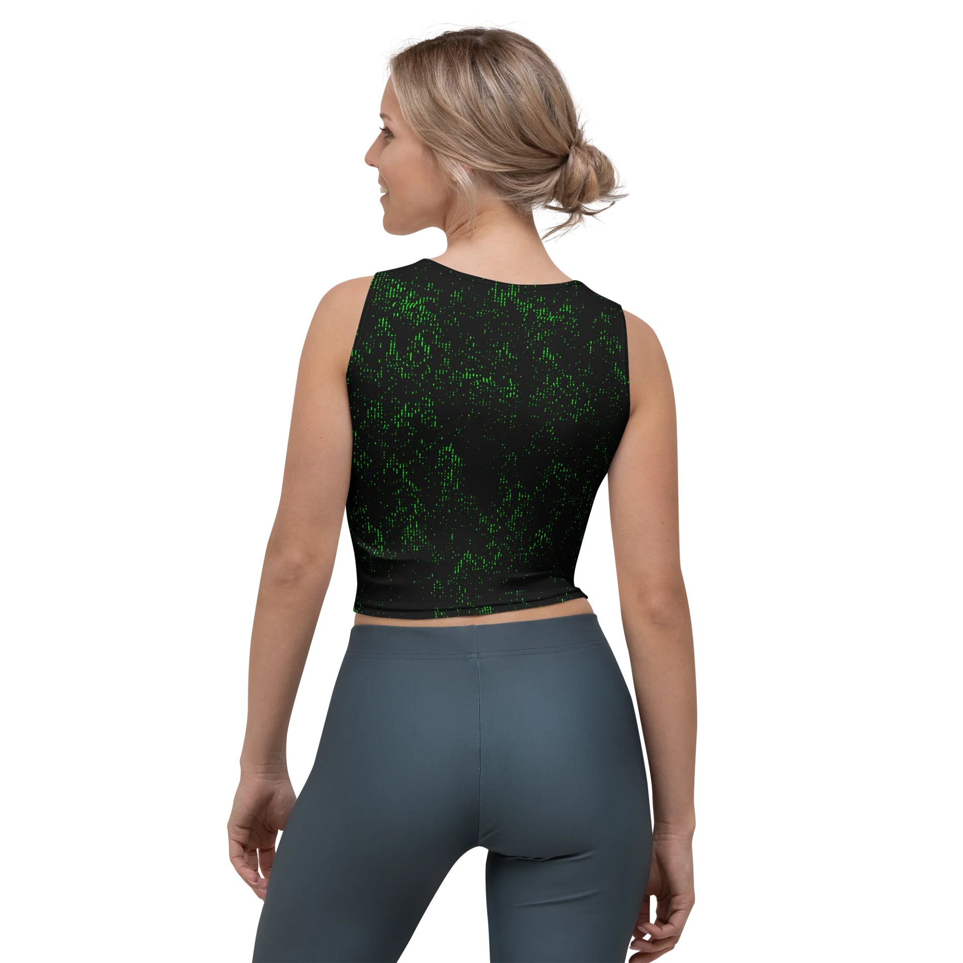 Pixel Trees Cropped Tank product image (2)