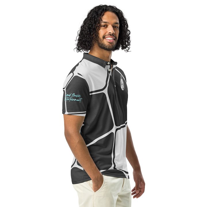 Liquid Music Entertainment Custom Modern Performance Polo product image (1)