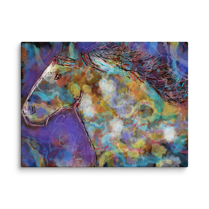 Watercolor Horse Canvas product image (2)