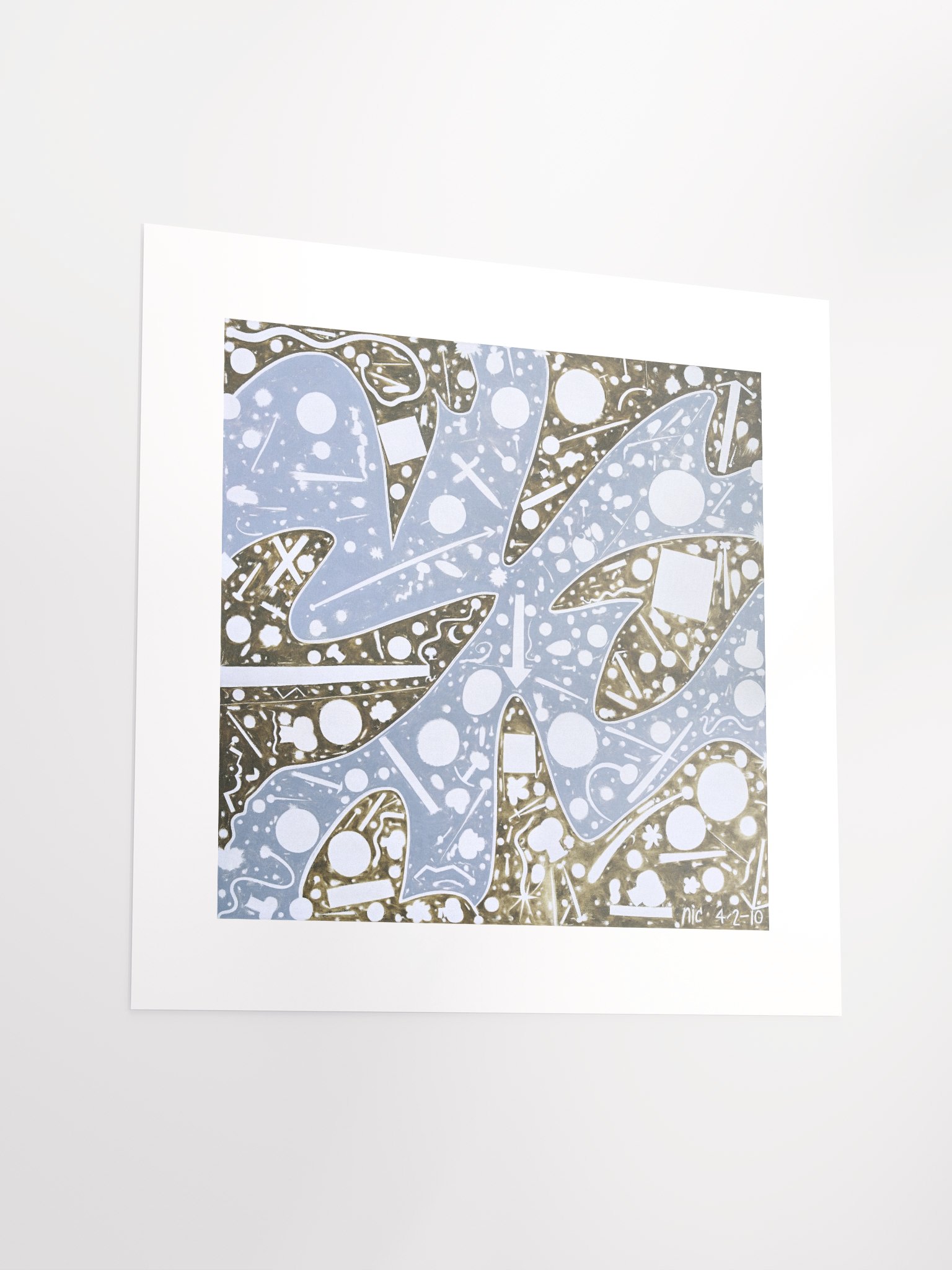 Cartoon Clock (2010) Print product image (3)