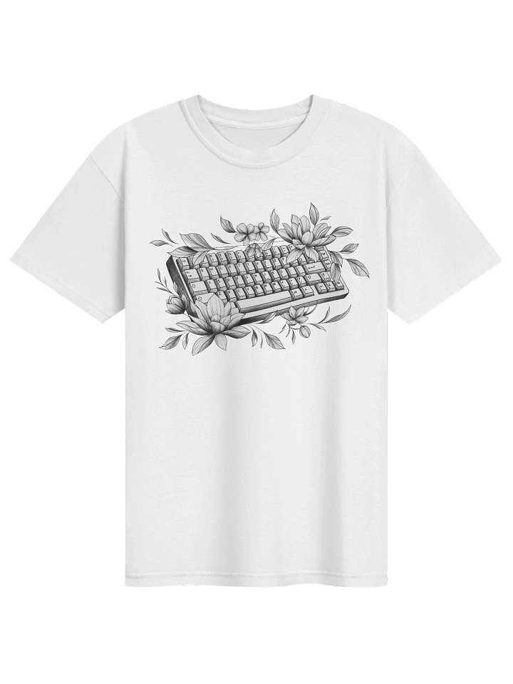 Flower Keyboard T-Shirt product image (1)