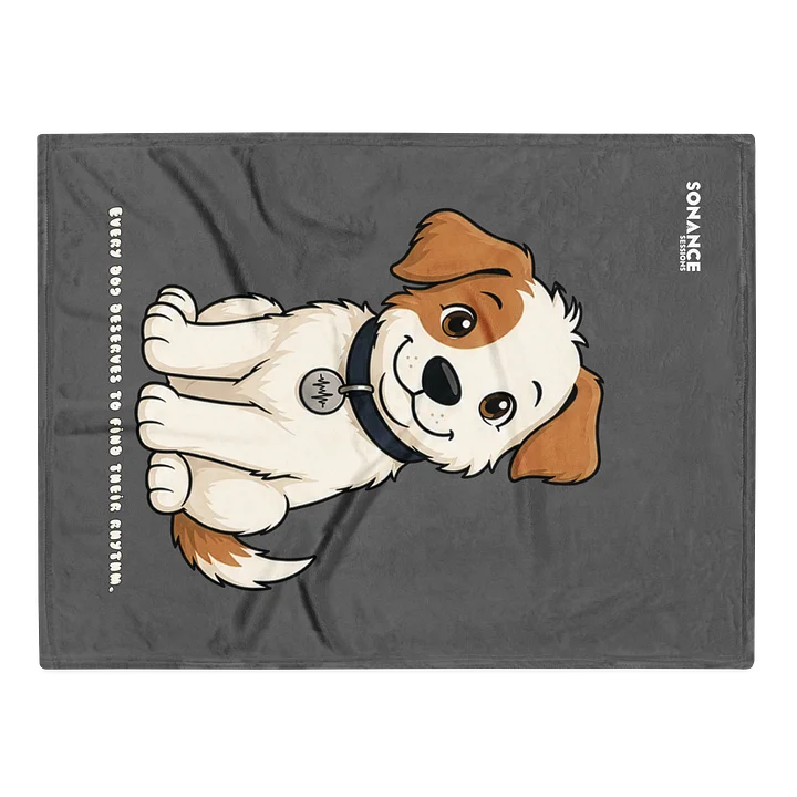 Sonance Dog Throw Blanket (Sit) Zambezi Grey product image (1)