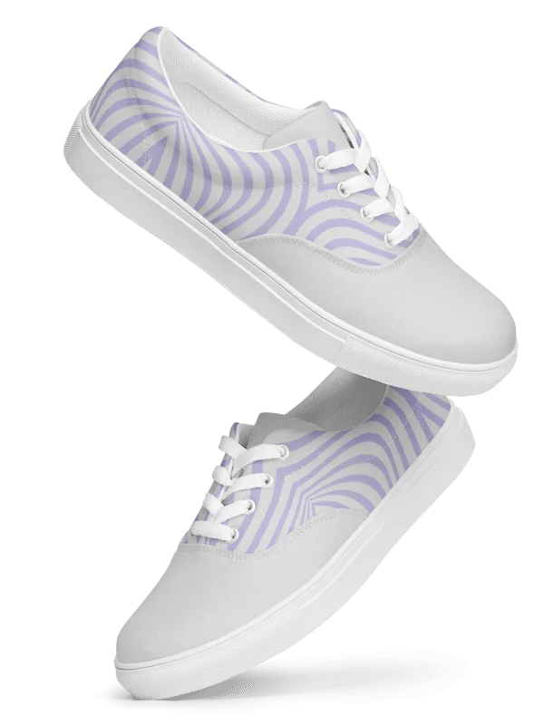 Symmetric Waves Men's Canvas Shoes product image (2)