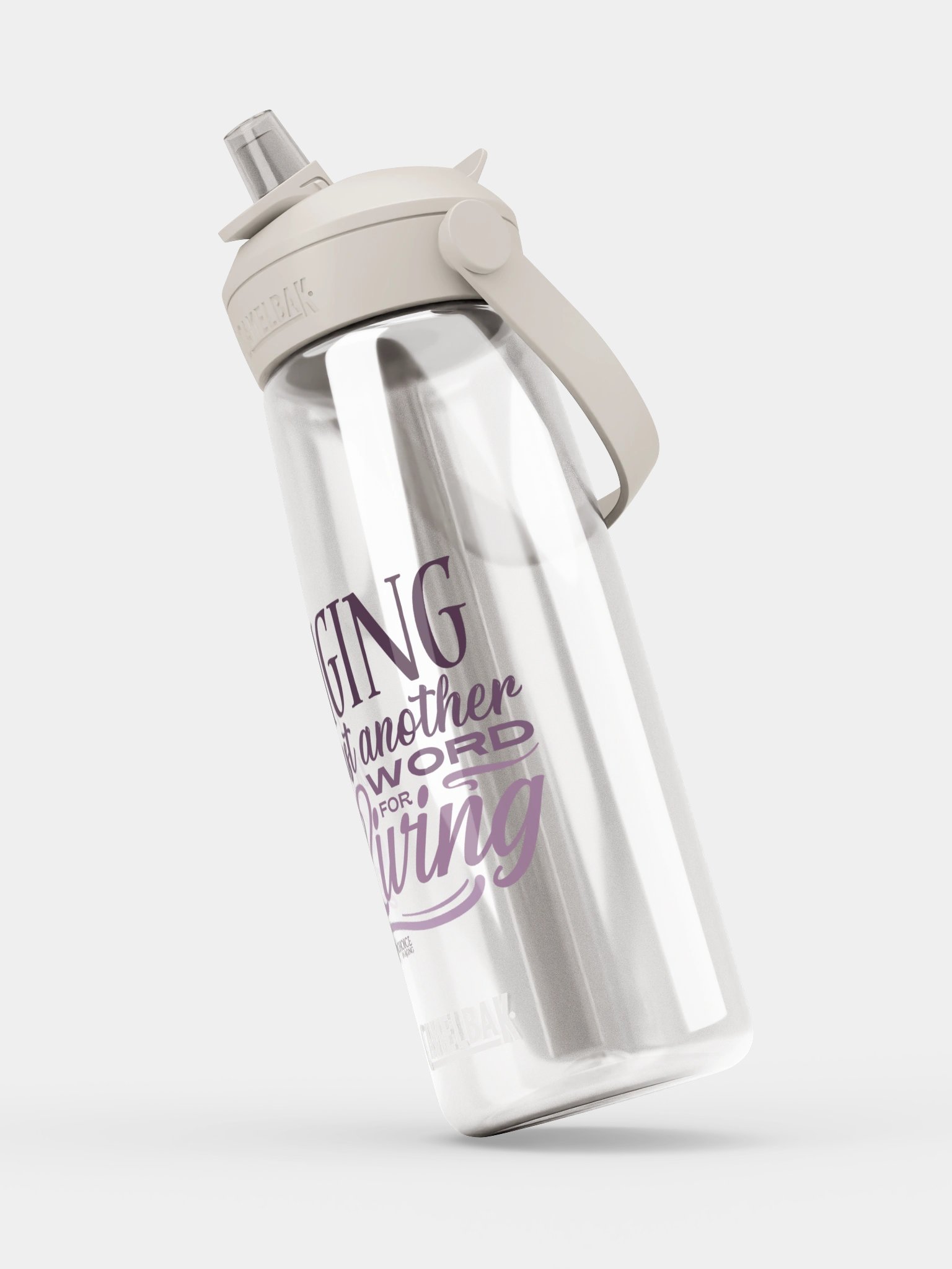 CamelBak Thrive® Flip Straw Water Bottle - "Aging is Just Another Word for Living" Color Variant product image (2)