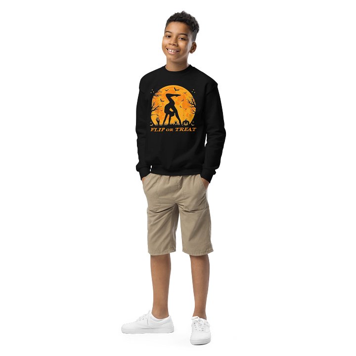 Gymnastics - Flip or Treat Kids Sweatshirt product image (1)