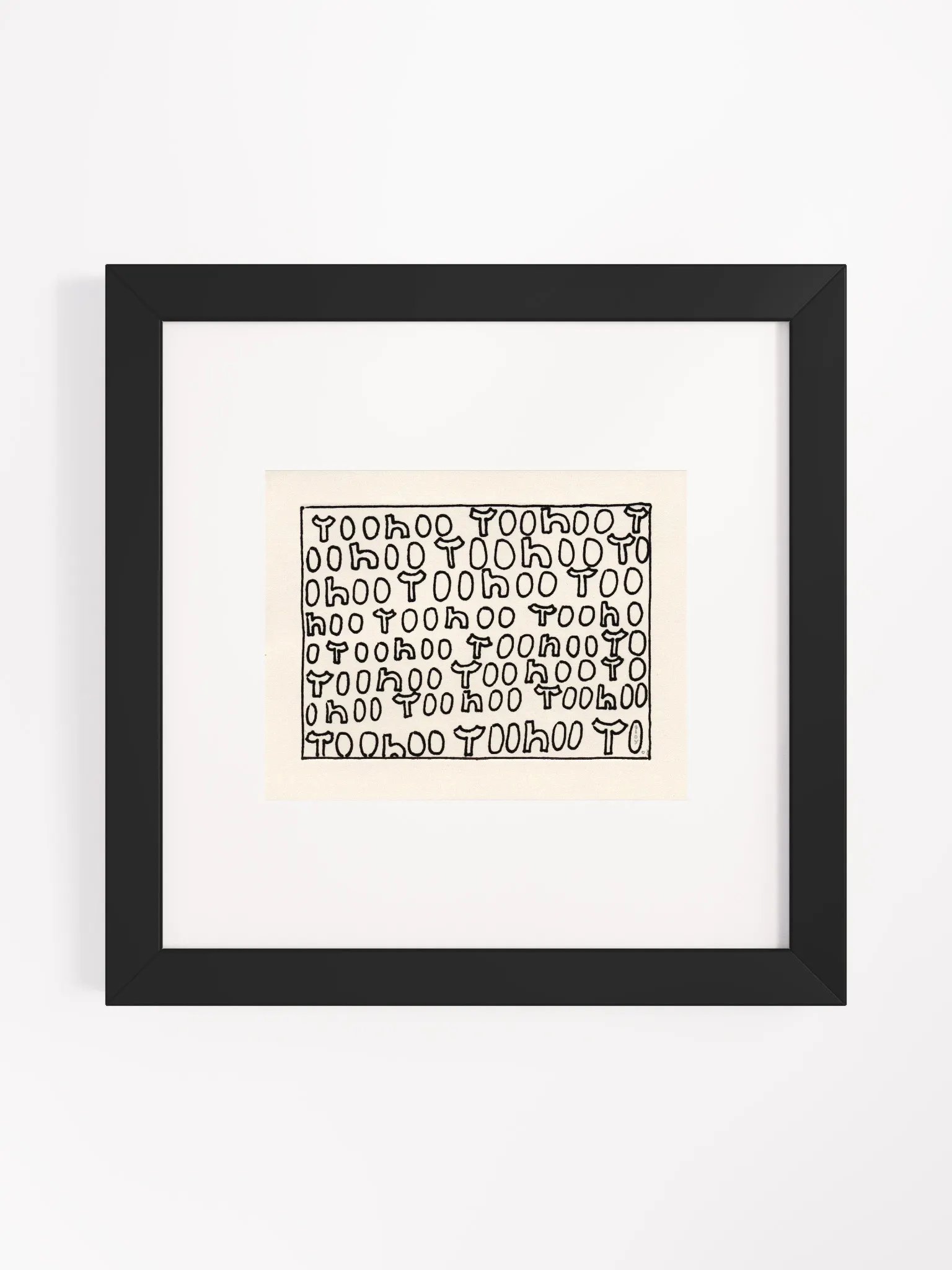 yoohoo Panel Card Print Framed product image (2)