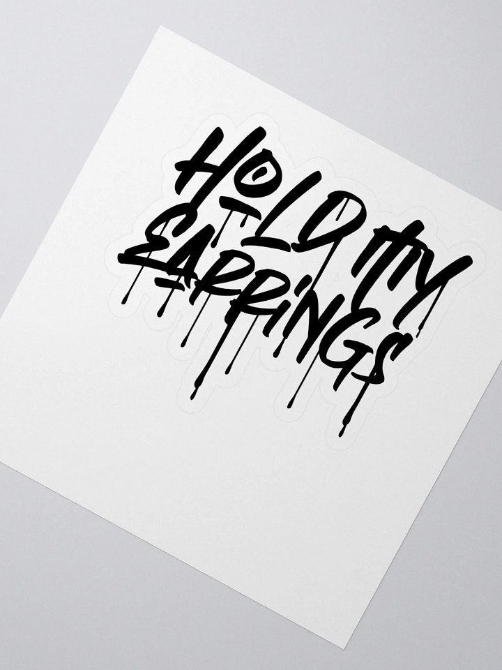 Hold My Earrings Sticker product image (2)