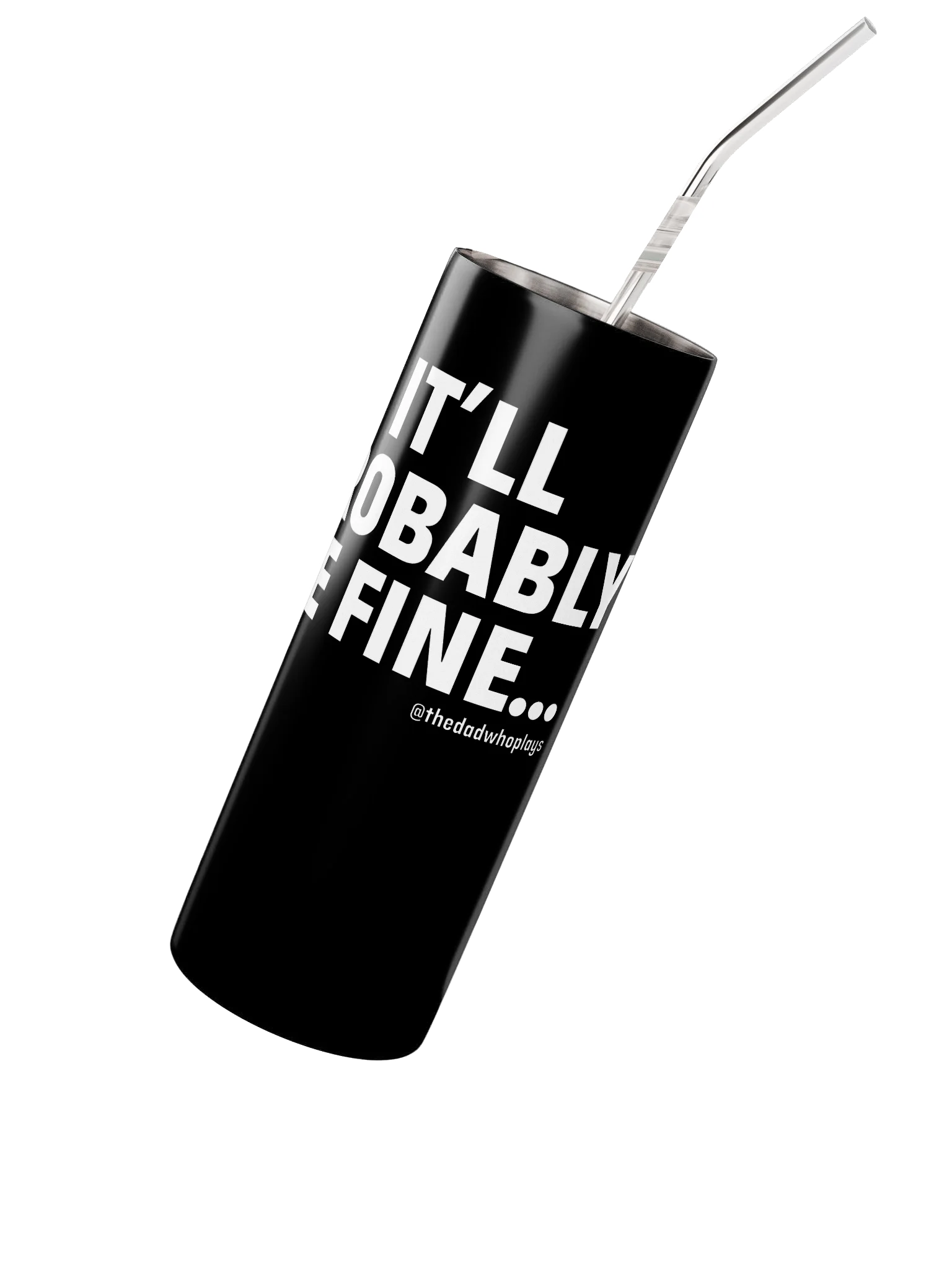 20oz Tumbler with Straw product image (2)
