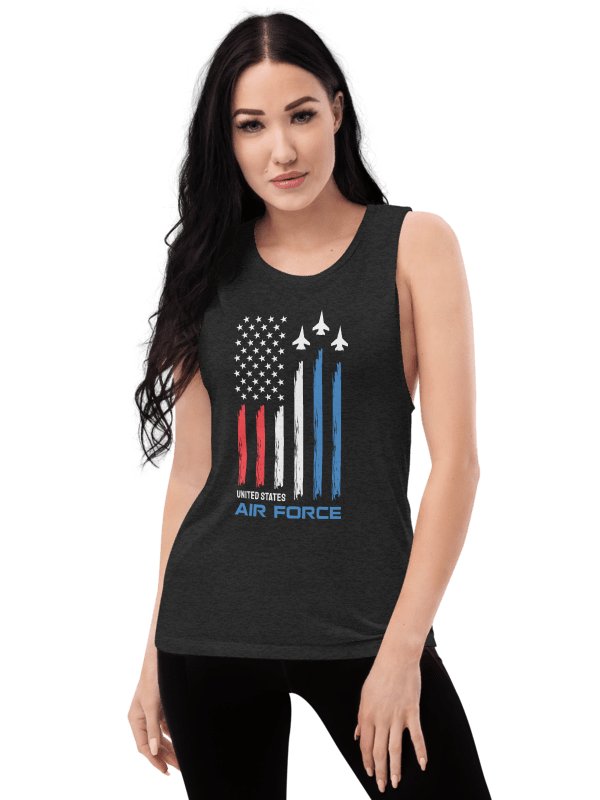 United States Air Force -Bella+Canvas-Flowy Muscle Tank product image (1)