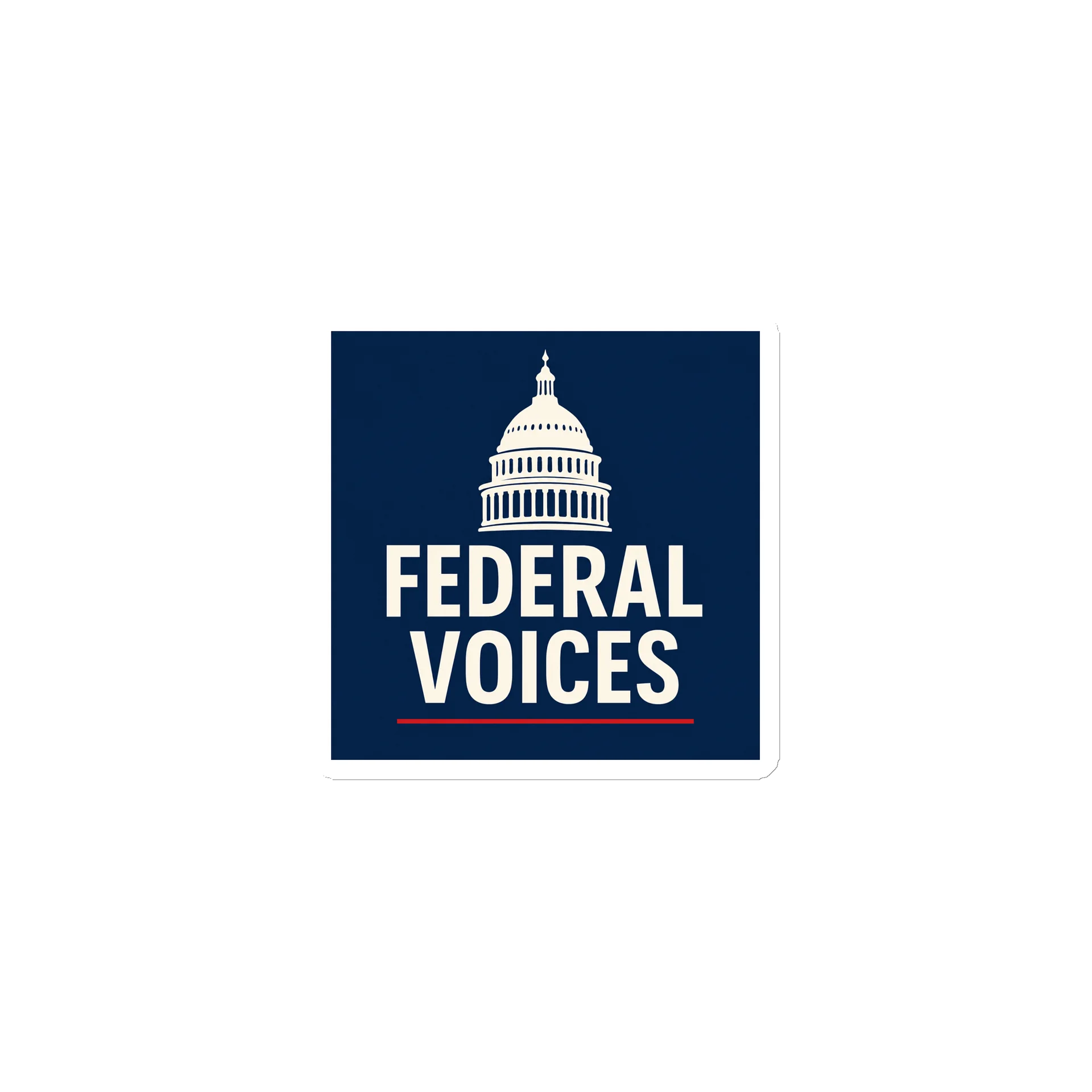 Federal Voices Classic Logo Magnet product image (1)
