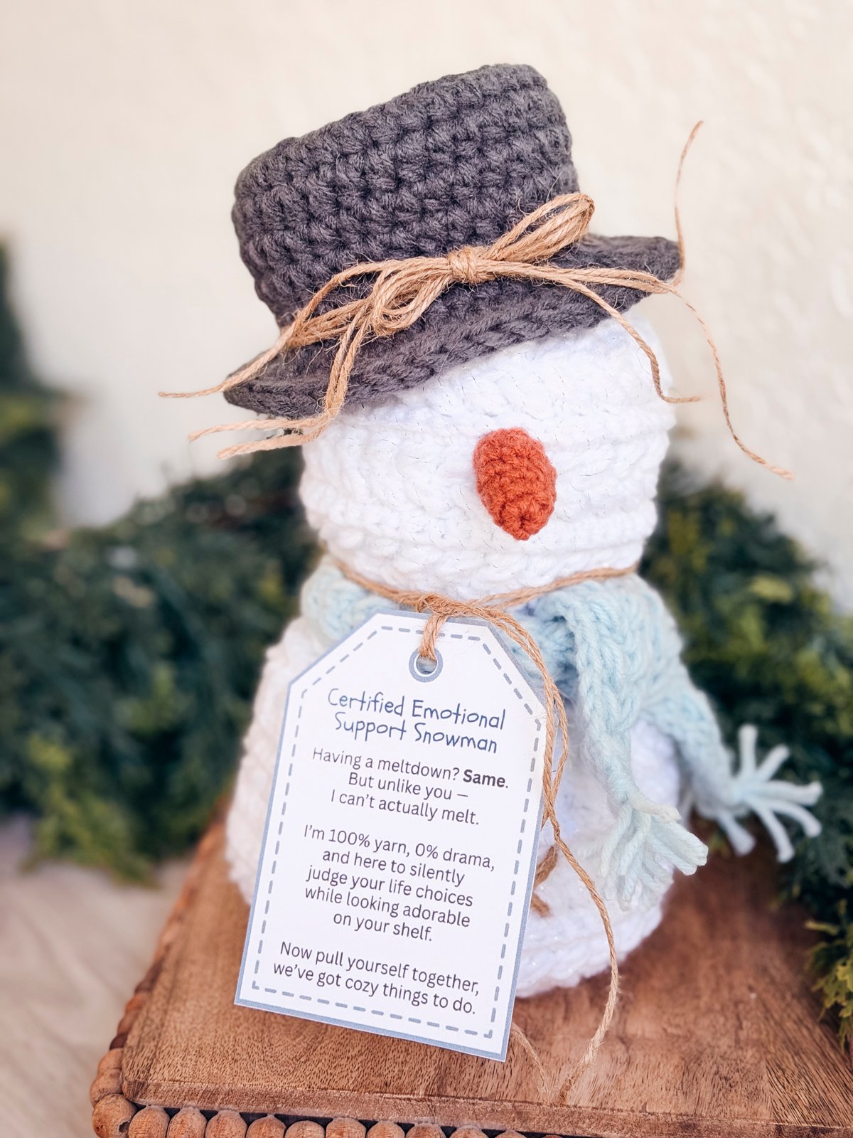 Wheat Stitch™ Snowman Crochet Pattern product image (3)