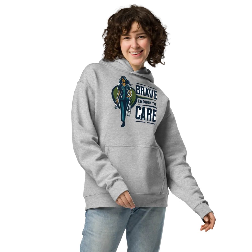 brave enough to care hoodie product image (3)