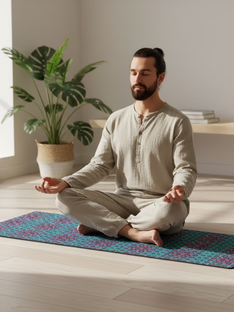 Cosmic Harmony Yoga Mat product image (1)