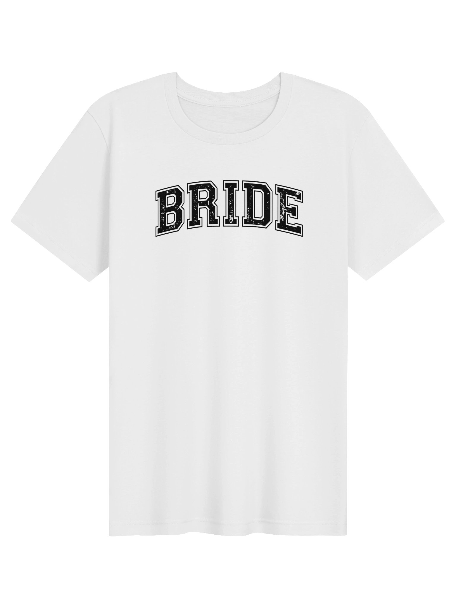 BRIDE Varsity T-Shirt | Collegiate Bride Wedding Tee product image (1)