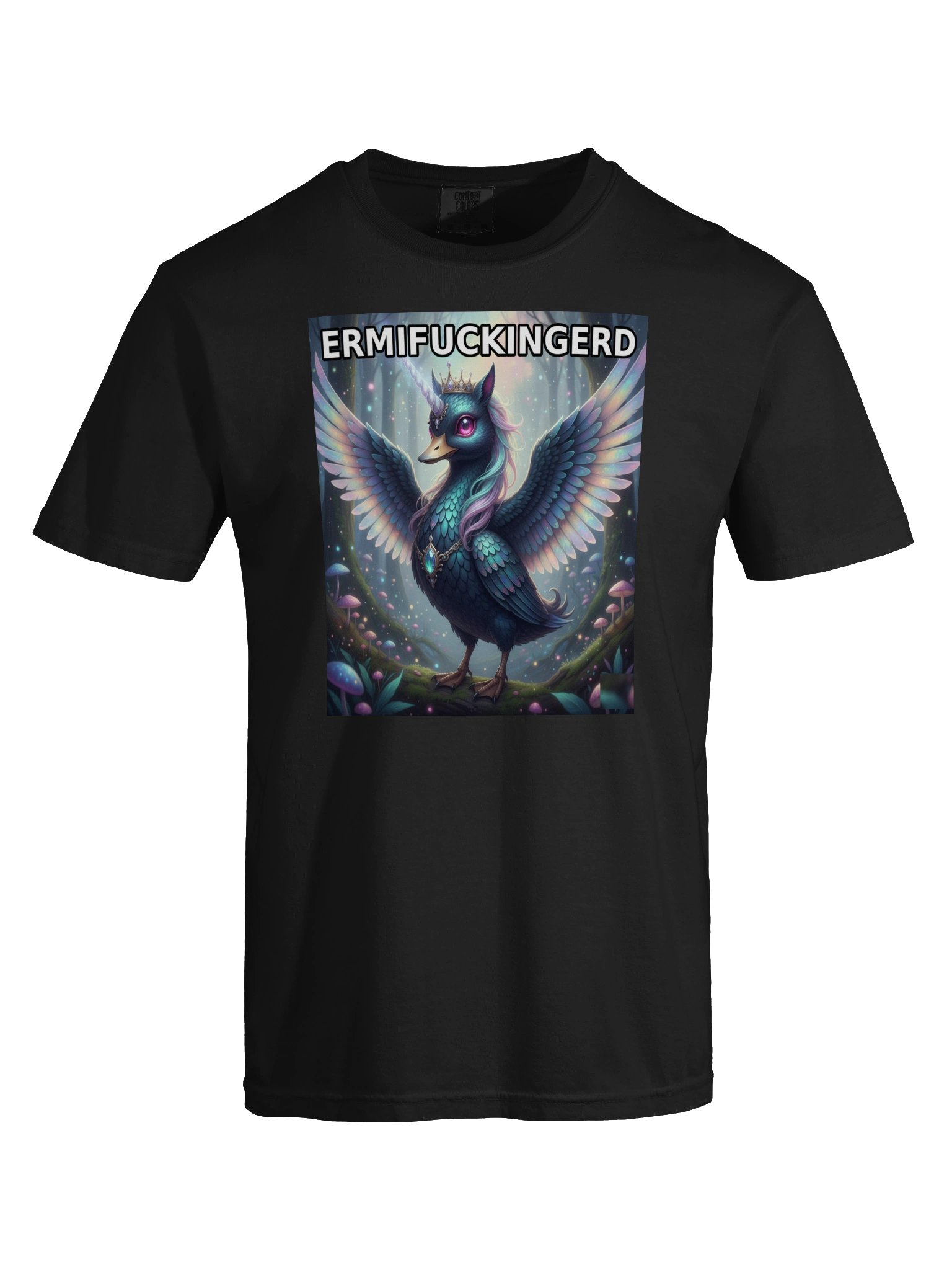 ERMIFUCKINGERD Realistic Duckicorn Tee product image (9)