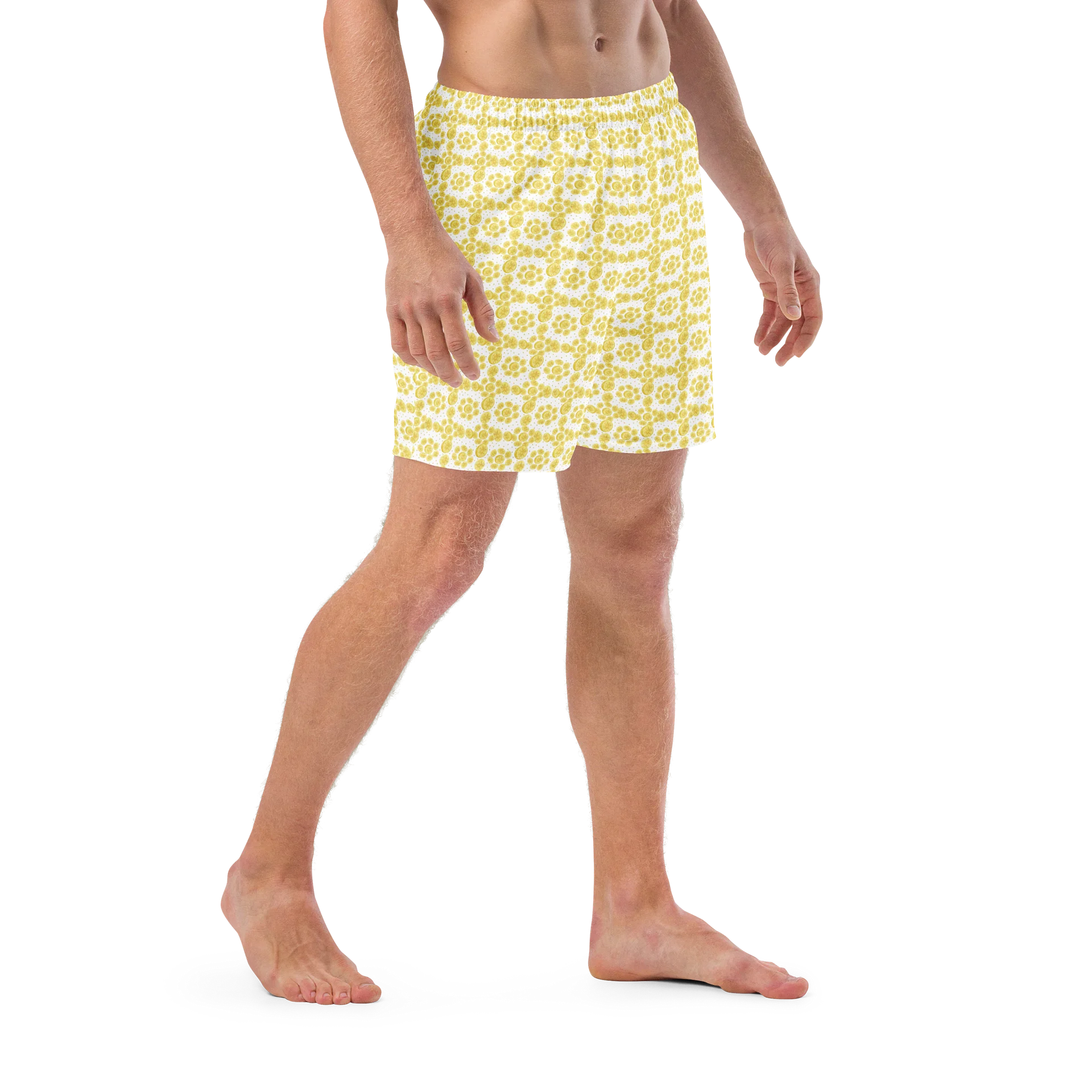 Citron Circle – Classic Men's Swim Trunks product image (7)