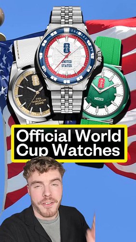 The Official World Cup Watches Are Horrific 

#worldcup #watches #football #fifa #watchfam