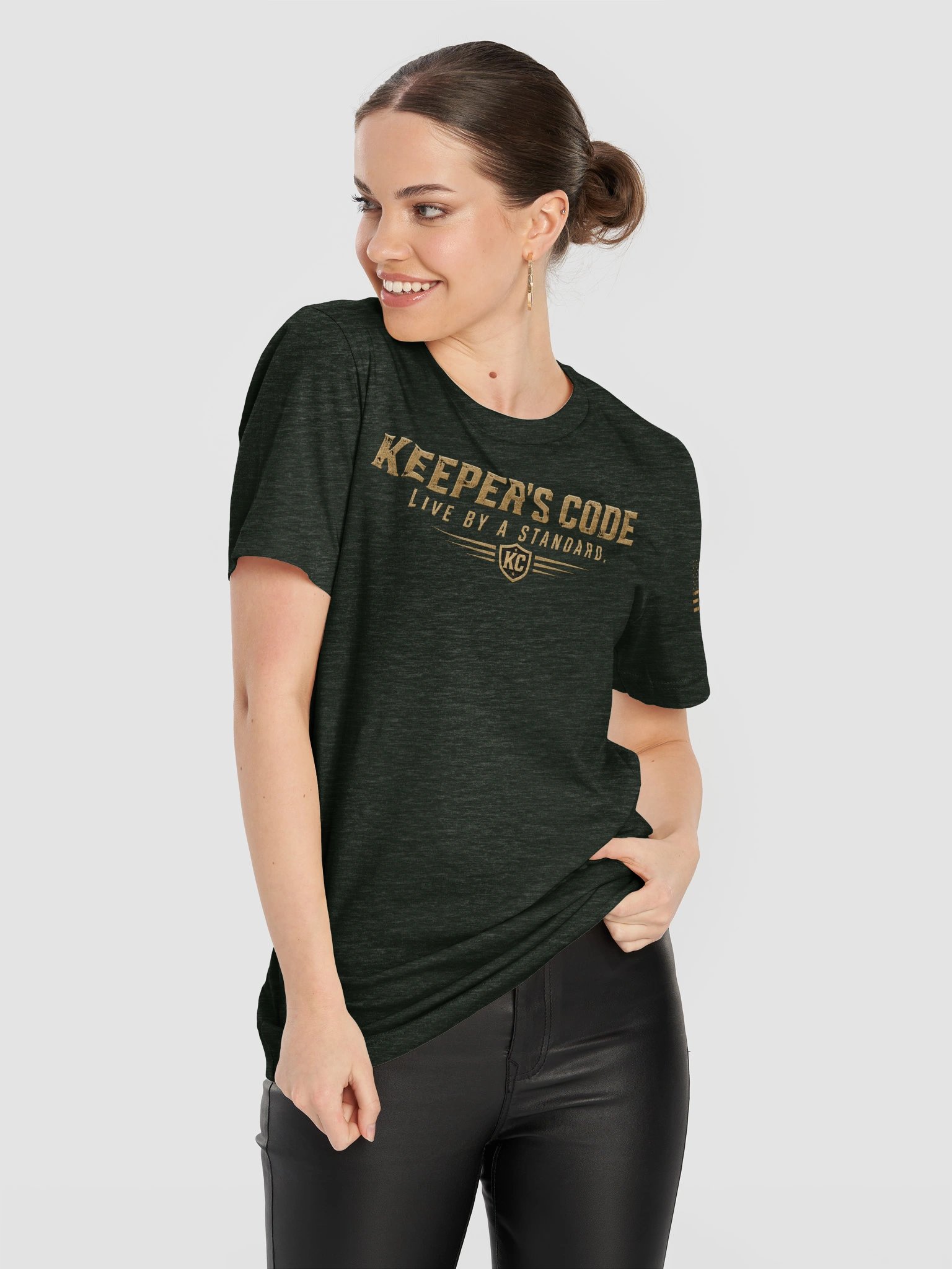 Women’s Second Amendment Patriotic Eagle Graphic T-Shirt product image (4)