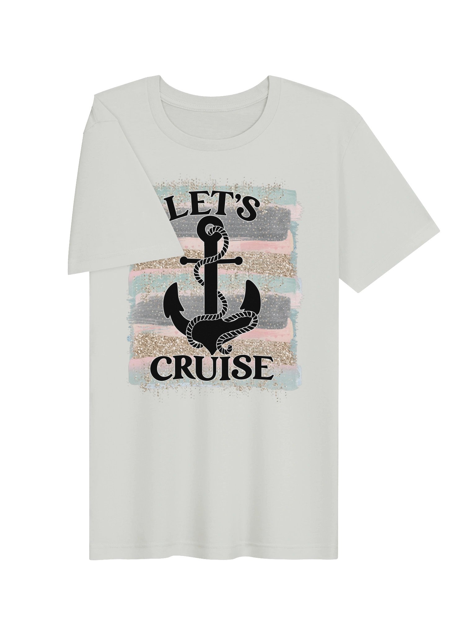 Let's Cruise T-Shirt | Cruise Vacation Anchor Tee product image (17)