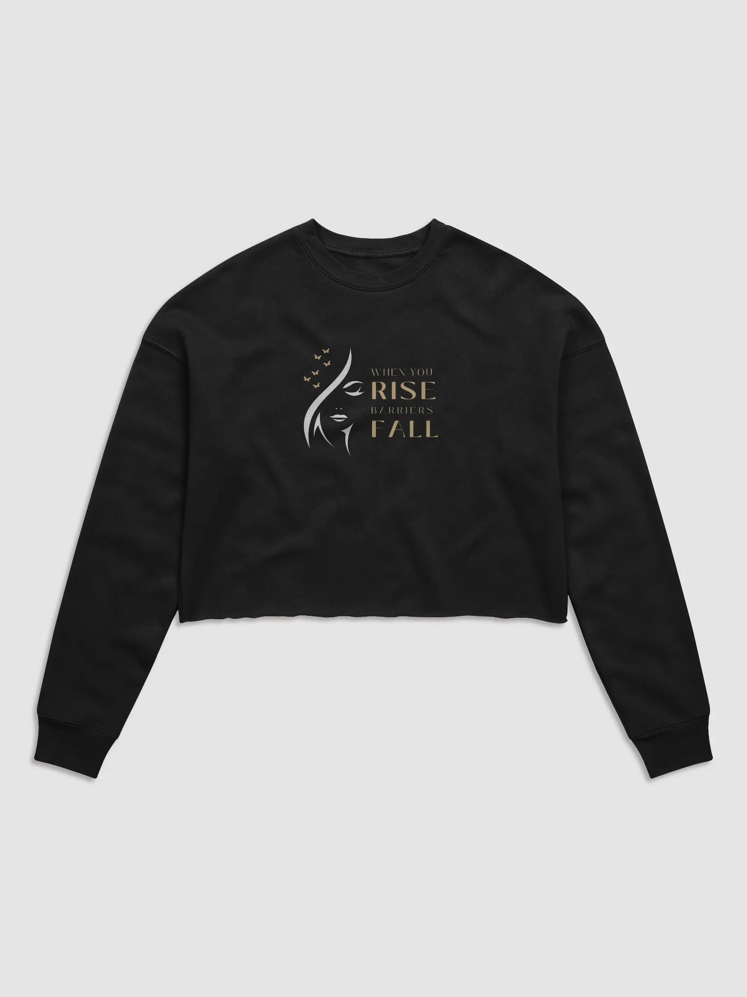 Women's Fleece Crop Sweatshirt BCFB0149 product image (5)