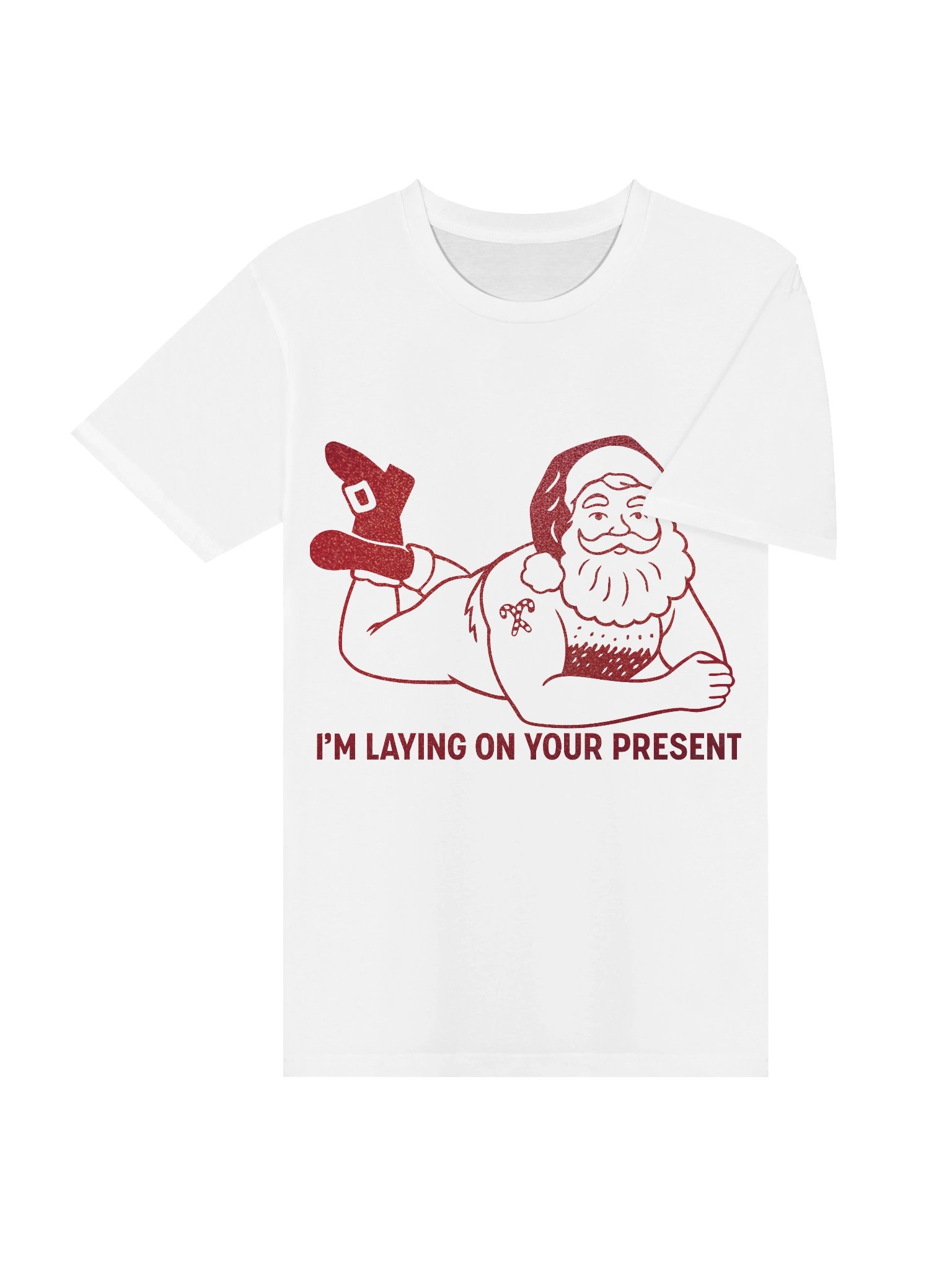 I'm Laying On Your Present Tee product image (4)