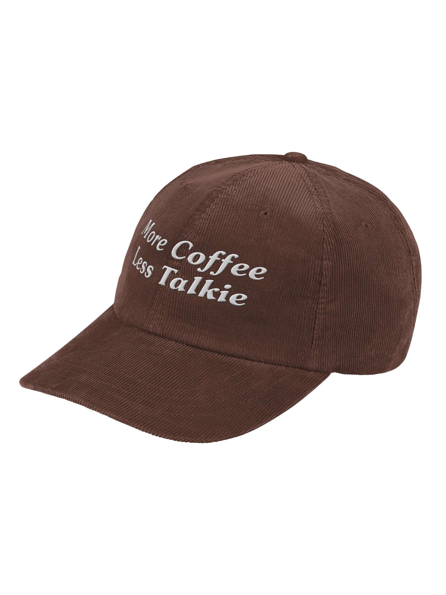 More Coffee Less Talkie Corduroy Hat product image (11)