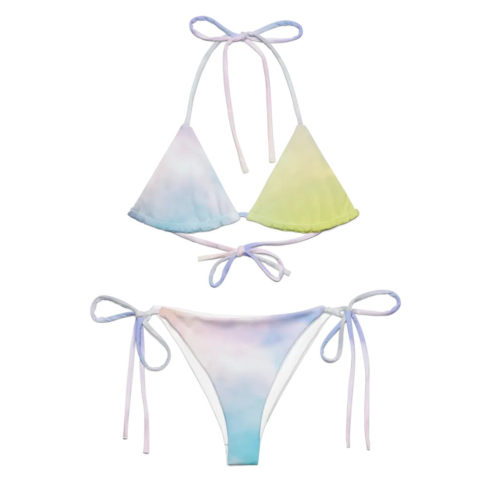 Blur cloud rainbow Design String Bikini - V5 product image (3)