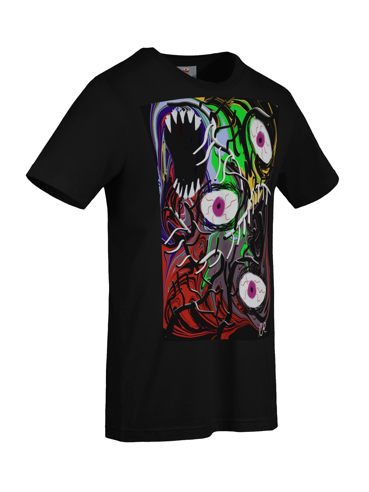 Chaos Creature Abstract Graphic Tee product image (7)