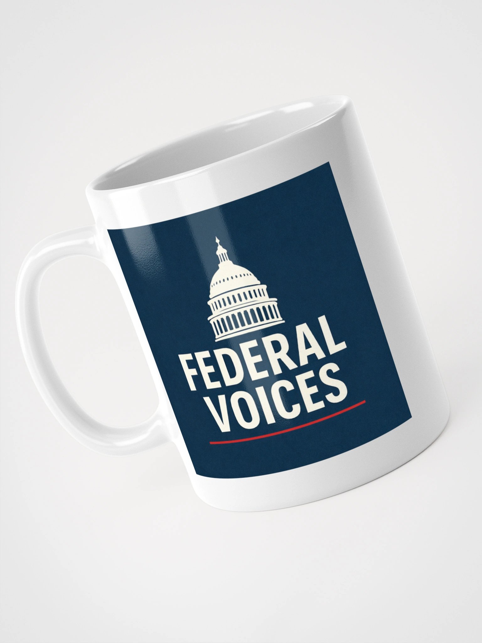 Federal Voices Classic Logo Mug — 11 oz product image (5)