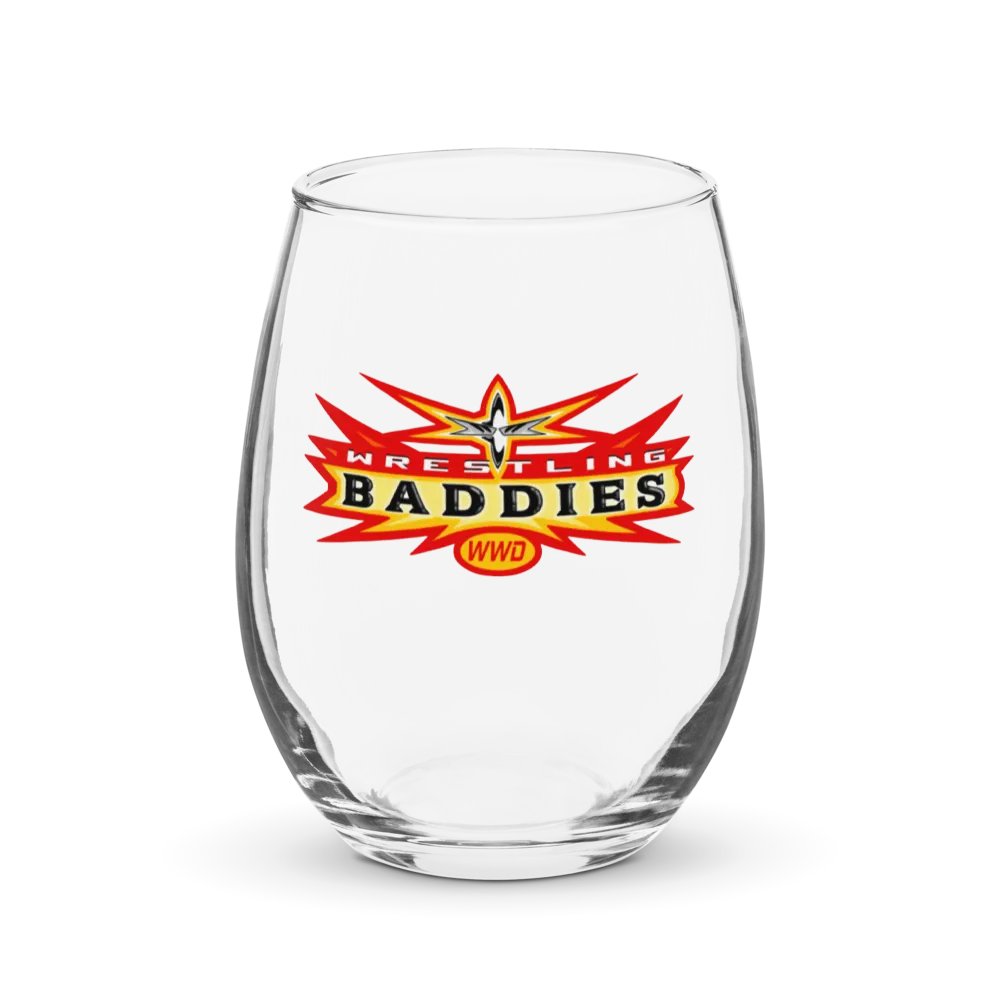 Wrestling Baddies Meet Nitro Wine Glass product image (1)