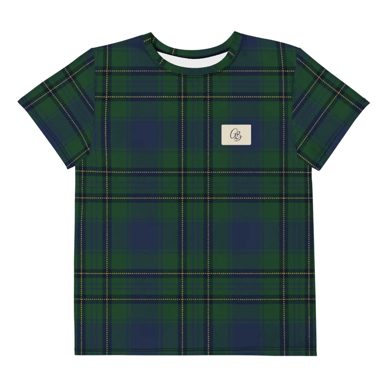 Back Nine Navy Flannel Tee - Youth product image (1)