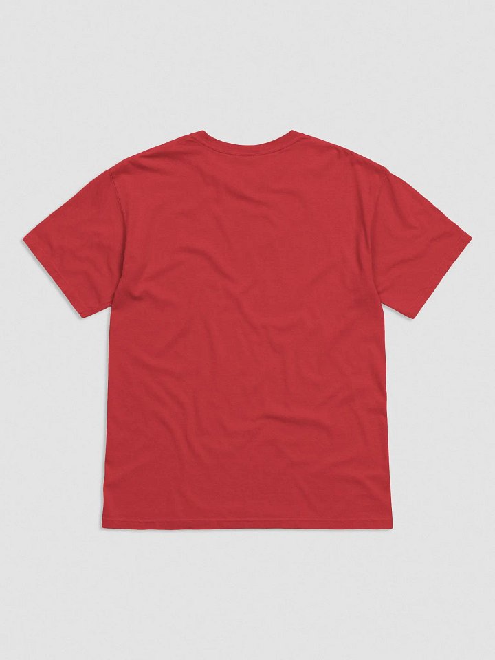 EXCLAIMING MENTALLY (L.C., lined red) embroidered garment dyed tee product image (18)