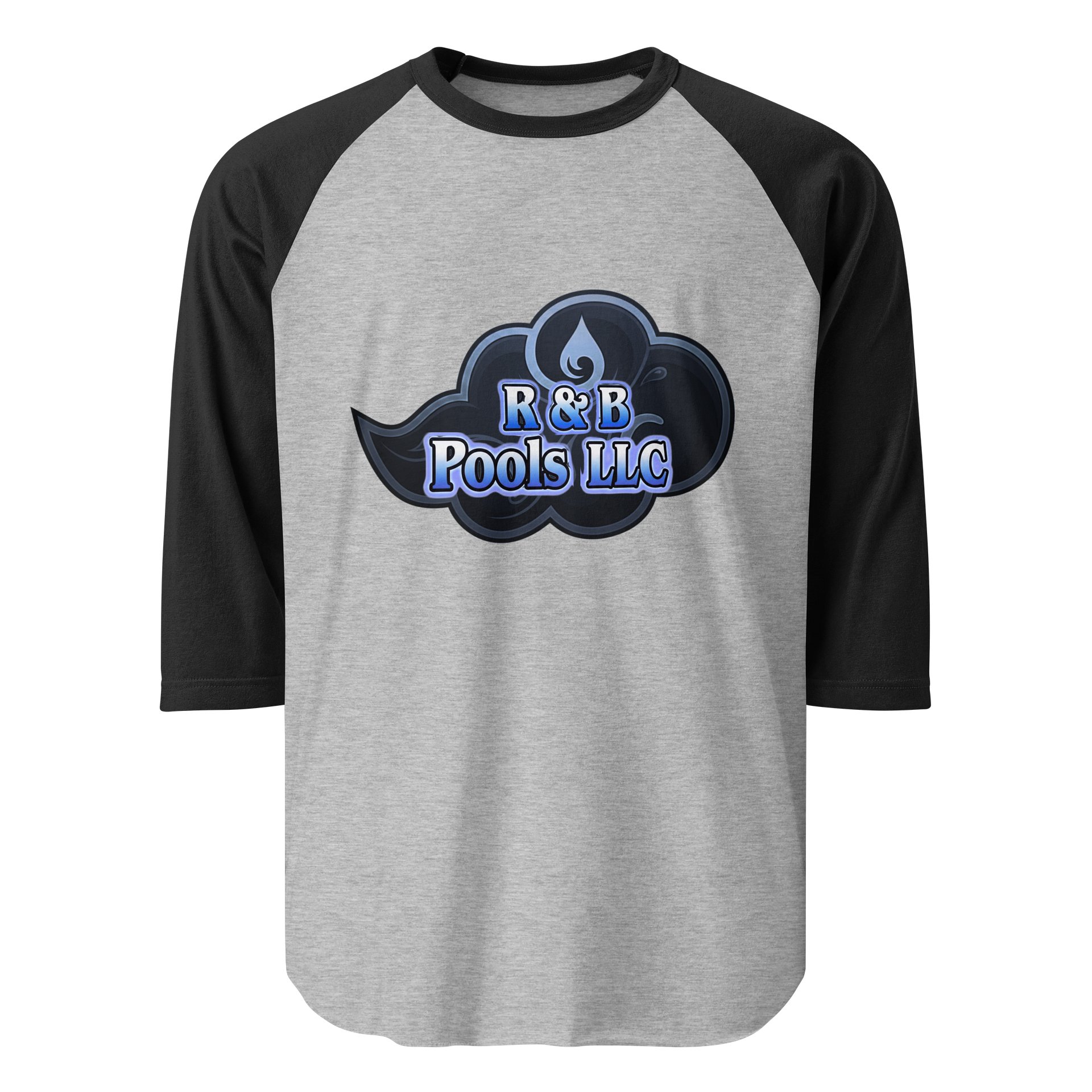 R&B Pools Cloud Logo Raglan Tee product image (1)
