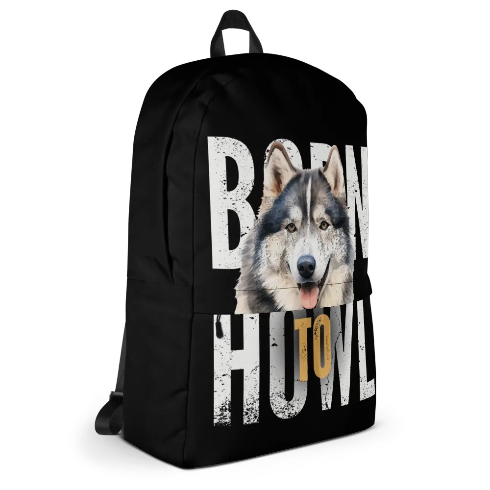 Born To Howl All-Over Print Backpack product image (5)