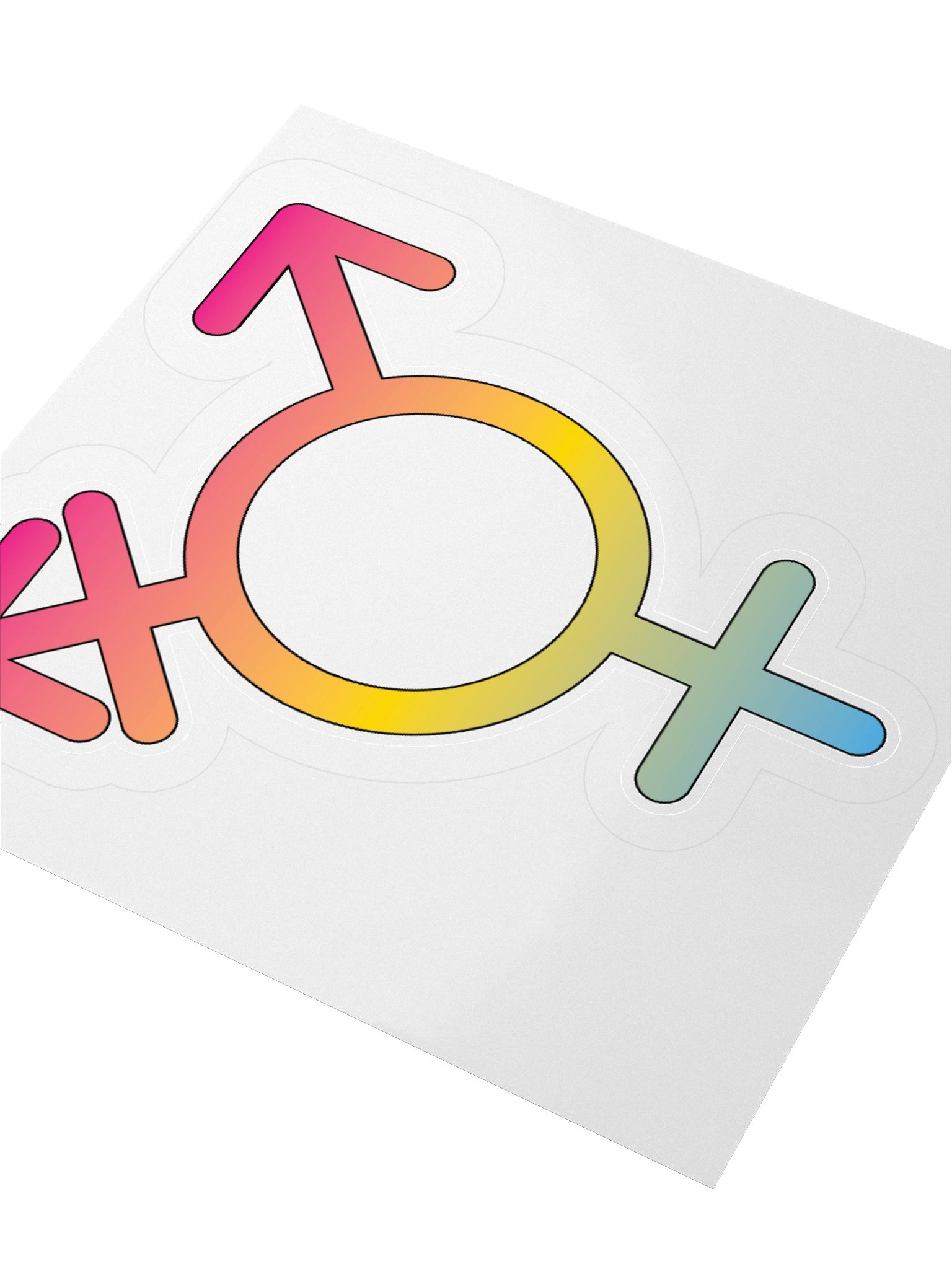 Pansexual Transgender Symbol Sticker product image (9)