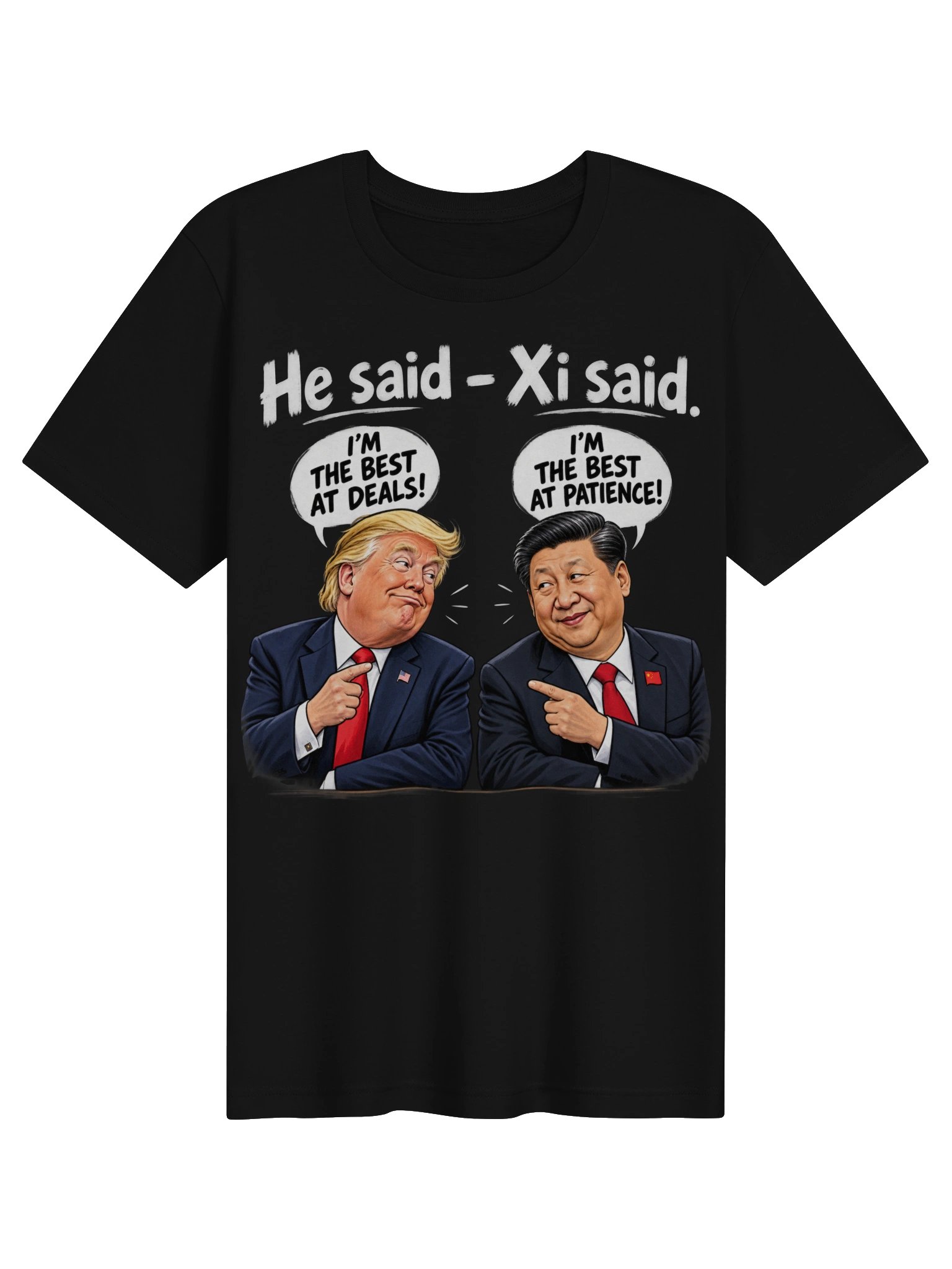 He said - Xi said T-shirt product image (1)