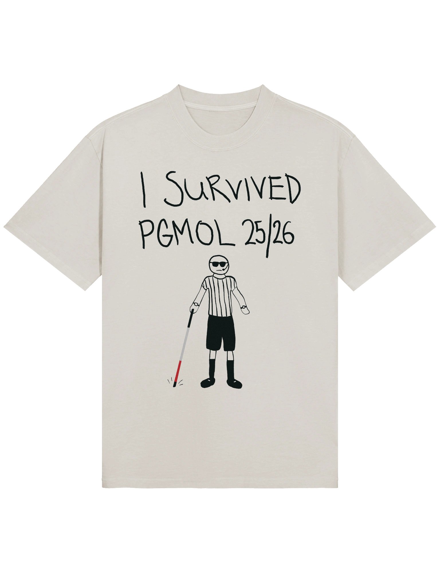 I Survived PGMOL 25/26 Oversized Faded T-Shirt product image (1)