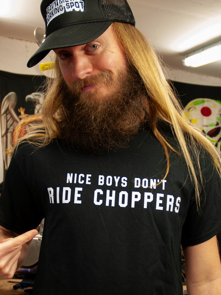 Nice Boys Don't Ride Choppers T-shirt product image (1)
