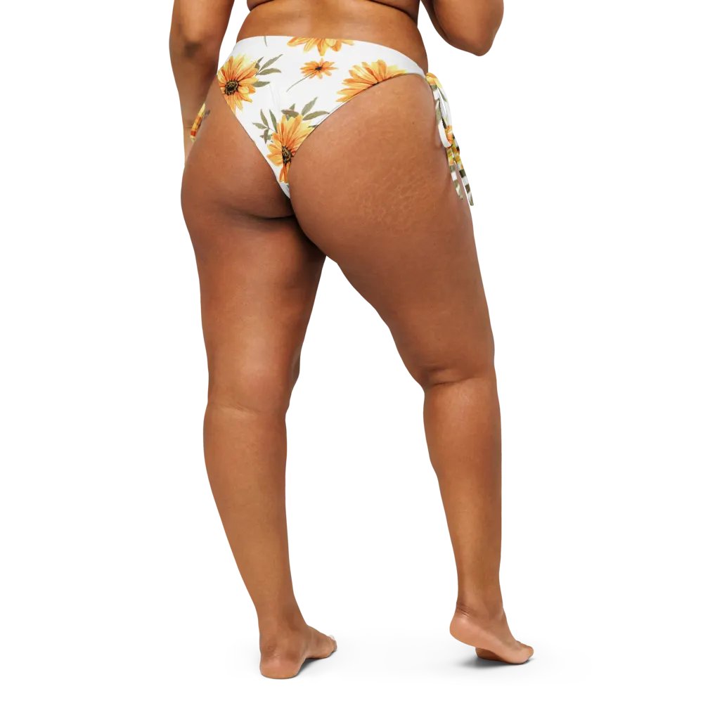 Watercolour Floral Pattern String Bikini Bottom - v5 product image (2)